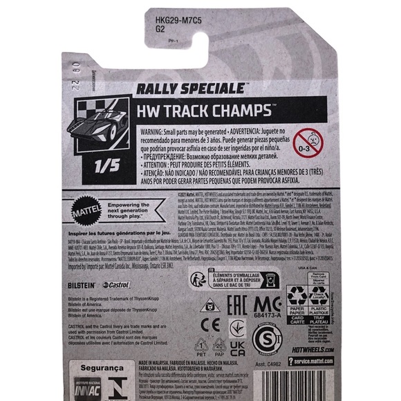 β
π 4/$20.00πβ
2023 Hot Wheels HW TRACK CHAMPS 1/5 Rally Speciale 40/250 - Picture 3 of 3